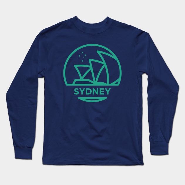 Sydney Long Sleeve T-Shirt by bmaw